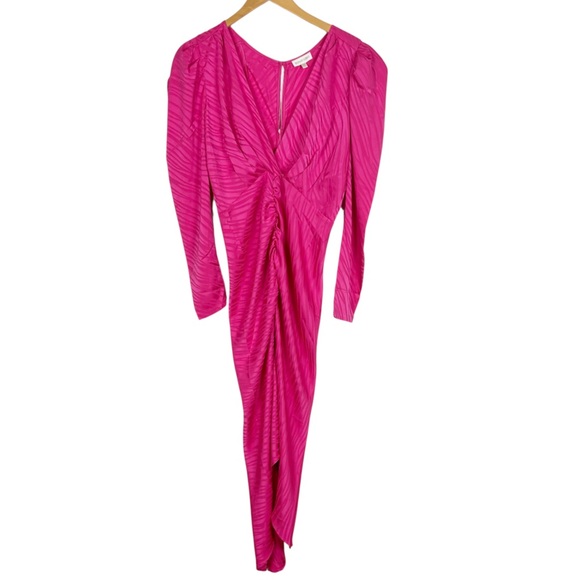 Ronny Kobo Pink Astrid Dress Size Medium - Picture 12 of 12